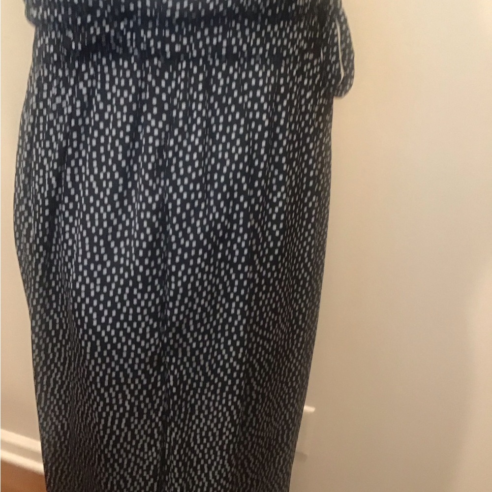 Zara wide leg micro polka dot palazzo - Picture 5 of 12